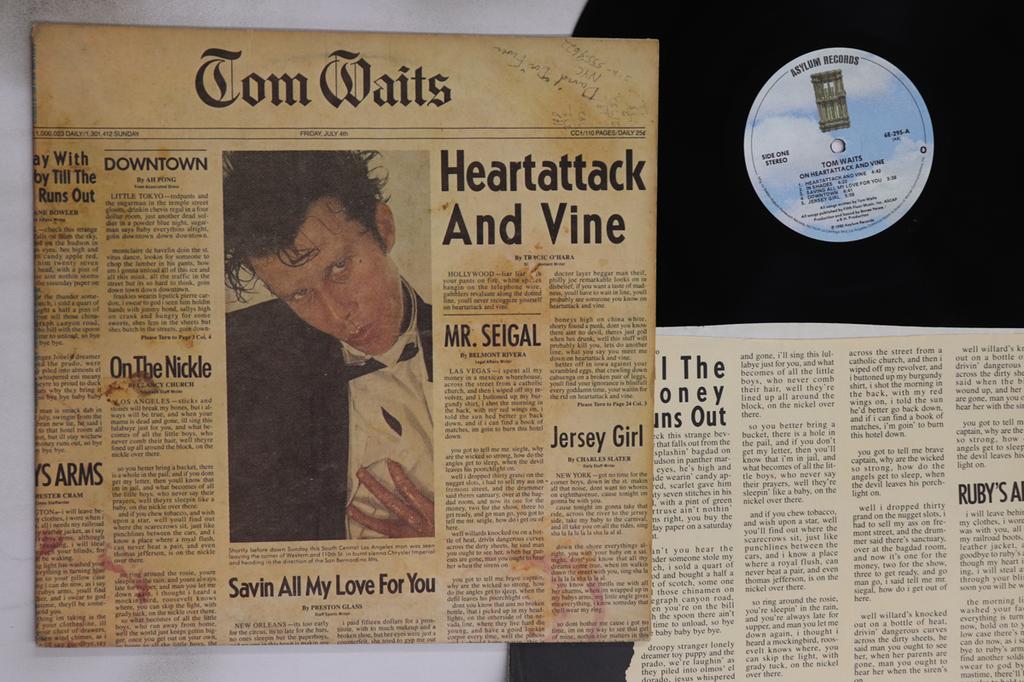 LP Record TOM WAITS - Heartattack And Vine 6E295 ASYLUM 1980 US Rock Used