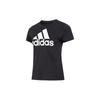 (WMNS) Badge of Sport Logo T-Shirt Asien-Größe 'Schwarz Weiß' Damen FT3078
