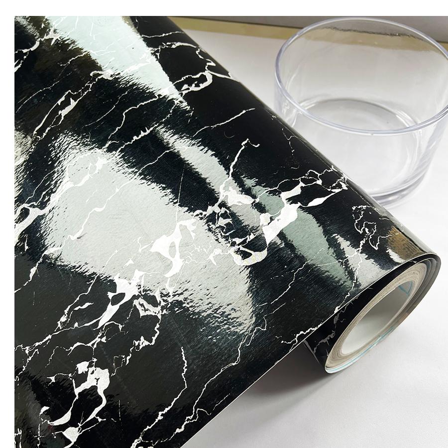 Marble Vinyl Film DIY Self Adhesive Wallpaper Bathroom Kitchen Cupboard Countertops Contact Paper PVC Waterproof Wall Stickers