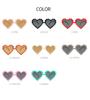Heart Love Shaped Sun Glasses Glasses for Children Boys Girls UV400 Eye Protection Sunglassese Summer Outdoor Beach Adorable Eyewear for Kid