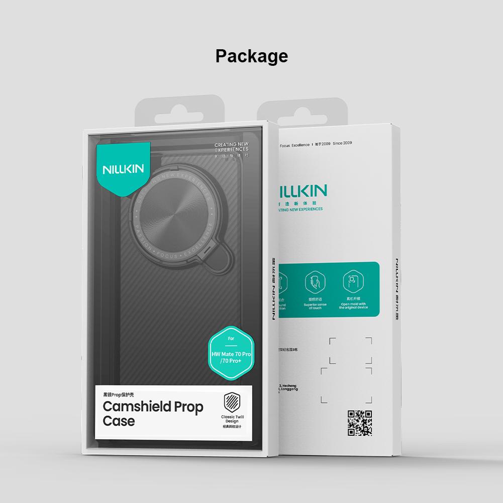 NILLKIN Für Huawei Mate 70 Pro Plus Telefon Fall CamShield Prop Kamera Schutz Zurück Abdeckung