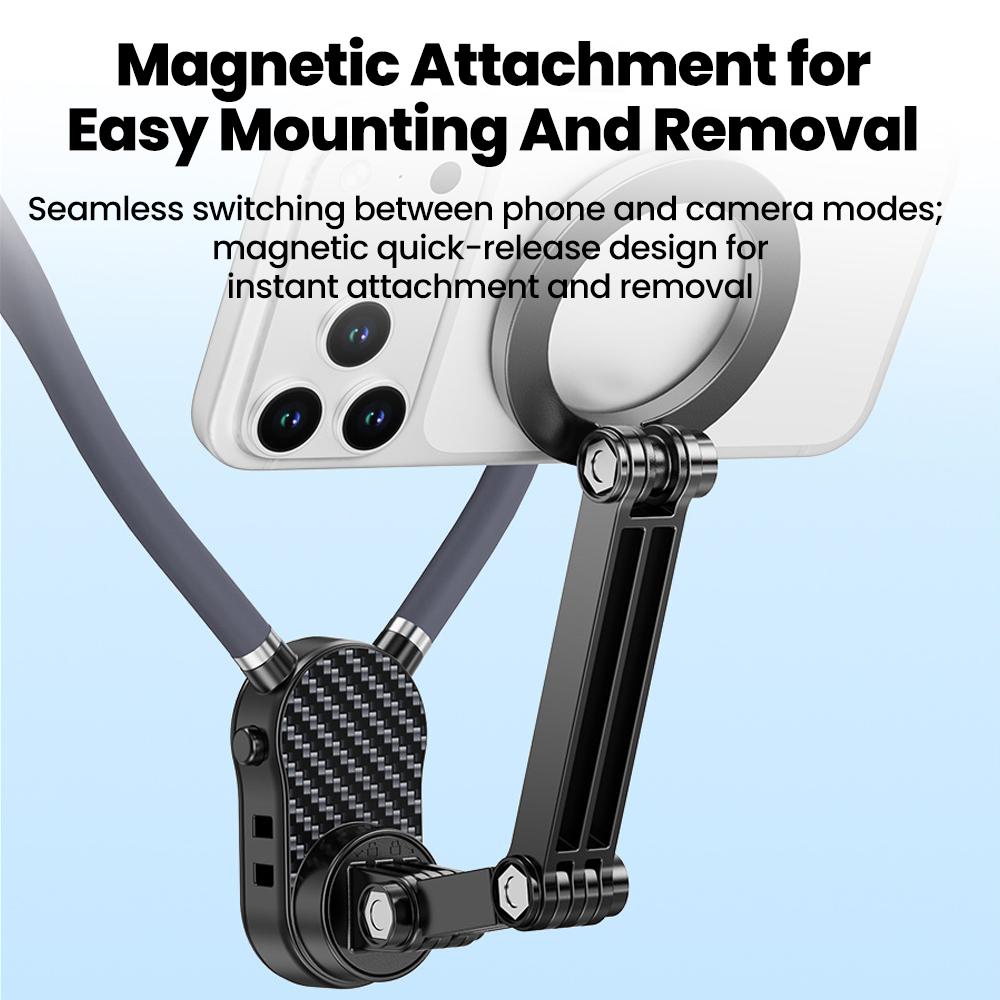 Xiaomi Wearable Neck Magnetic Holder Lazy Phone Stand Universal Hanging Mount for IPhone 17 16 Pro GoPro Vlog Cycling Phone Holder