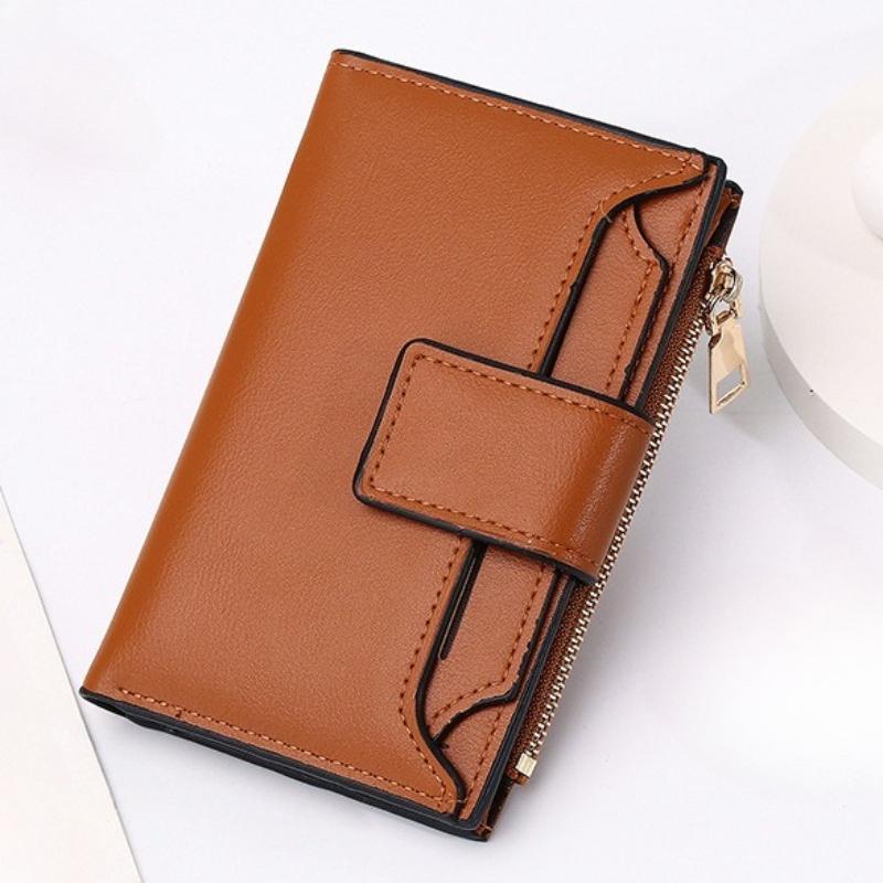 Women Long Wallet PU Leather Large Capacity Multi Card Holder Zipper Clutch Purse Coin Pocket Phone Wallet
