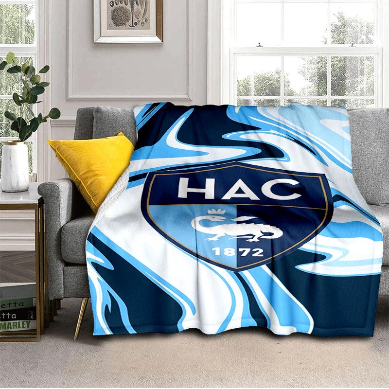 Havre Crest Blanket Lightweight Ideal Bedding Blanket Perfect for Travel, Camping, Living Rooms, Offices, Sofas, Fan Christmas gift
