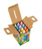 Crayola Jumbo Chalk for Outdoor 12 Authentic Water-Removable Use, Colors, 512012,