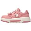 New York Yankees Abrasion Resistant Slip Resistant Low Top Skateboard Shoes Unisex Pink Sneakers 3ASXP015N-50PKS