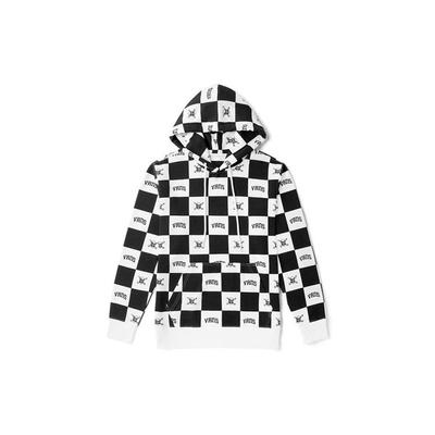 Vans Schädel Schachbrett Hoodie Herren Hoodies Schwarz VN0A54JWZ79