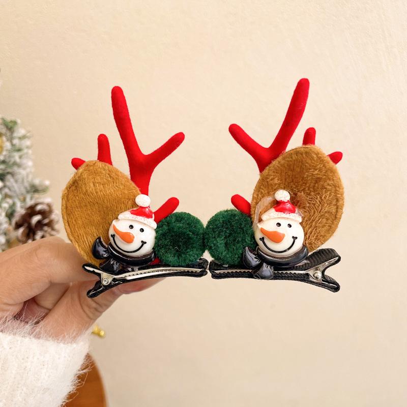 Children's Christmas Reindeer Headband - Cute Holiday Hair Accessory for Photos