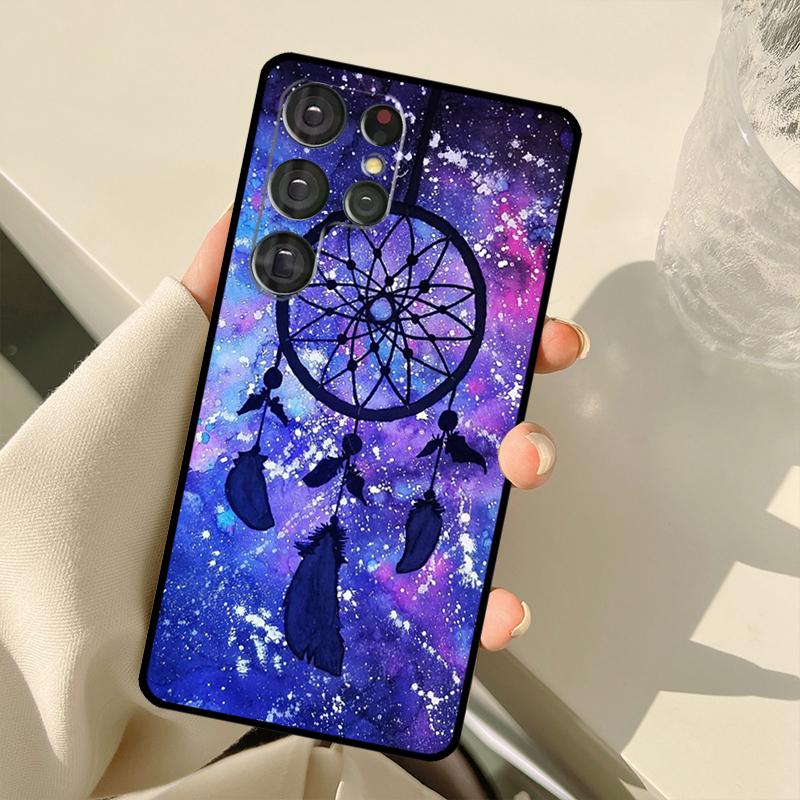 Dream Catcher Feather Wolf Case For Samsung Galaxy S22 Ultra S21 S20 S24 S25 Ultra S9 S10 Plus S23 FE S25 FE Back Cover