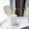 Trash Can Portable Large Capacity Mini Nordic Style Garbage Holder for Desktop