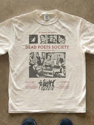 T-shirt Société des Poètes Disparus Graphique Affiche de Film