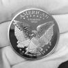 Statue of Liberty Medal of Honor Challenge Coin Commemorative Gift Metal Medal Collection Gift, Blocks
