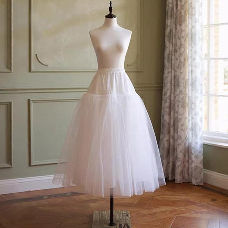 Boneless Crinoline 4 Layer Underskirt Petticoat for Bridal Gown Comfortable Tulle Petticoat for Women Various Gowns
