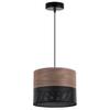 Single Hanging Lamp, Walnut Veneer Lampshade 20Cm