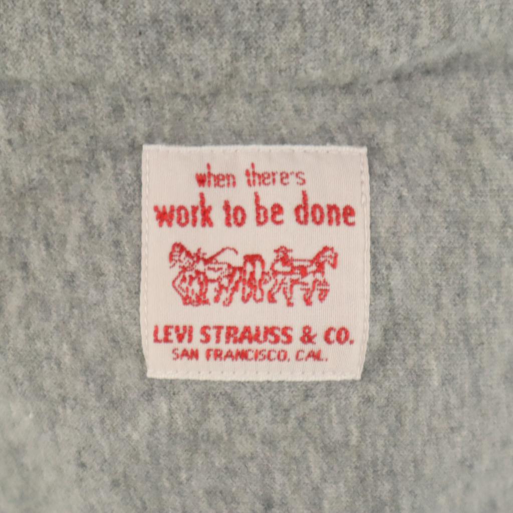 Levi's Long Sleeve Zip Hoodie S Gray Men's Used