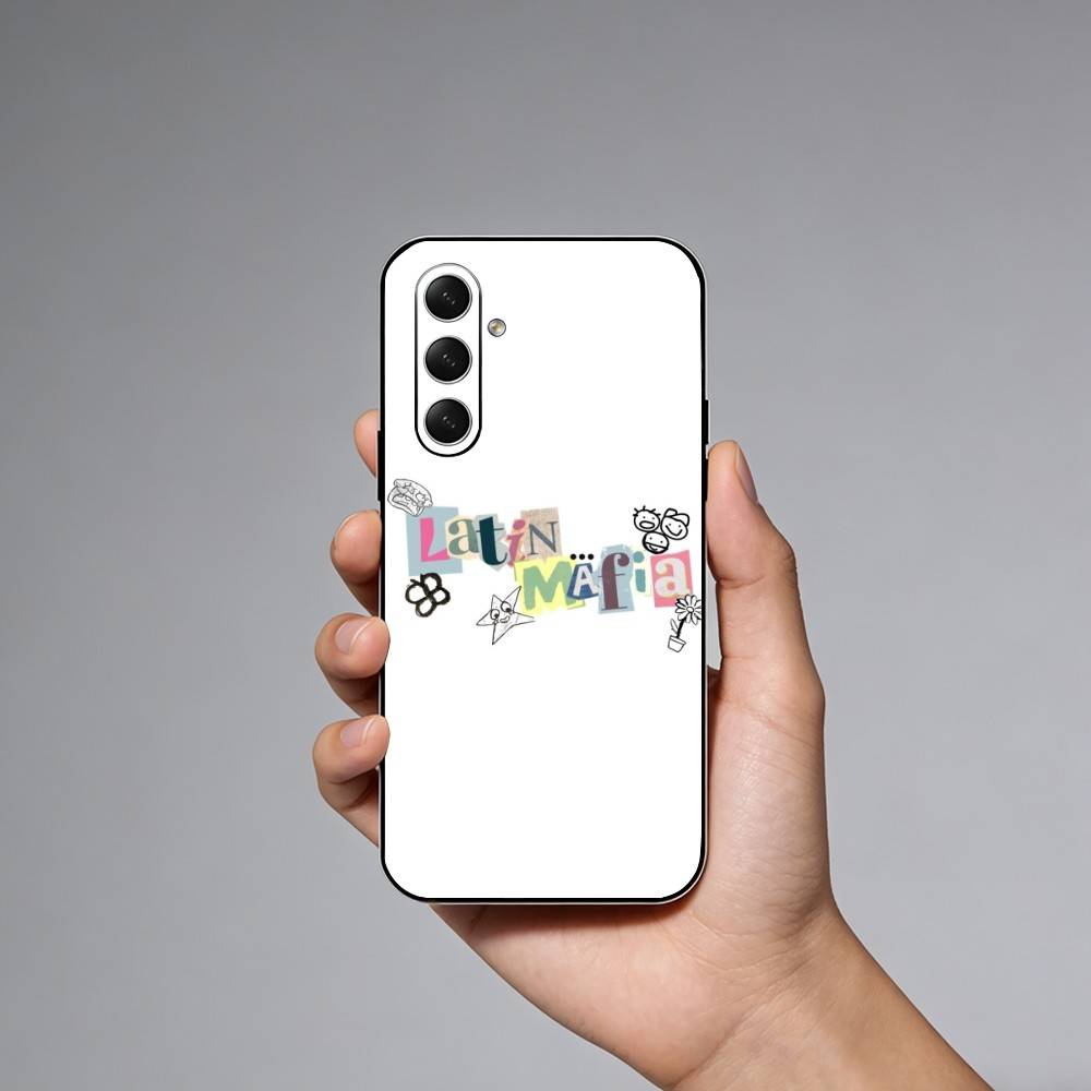 Band L-Latin Mafia Phone Case For Samsung Galaxy A73,21,22,32,71,53,52,51,80,5G Soft Black Cover