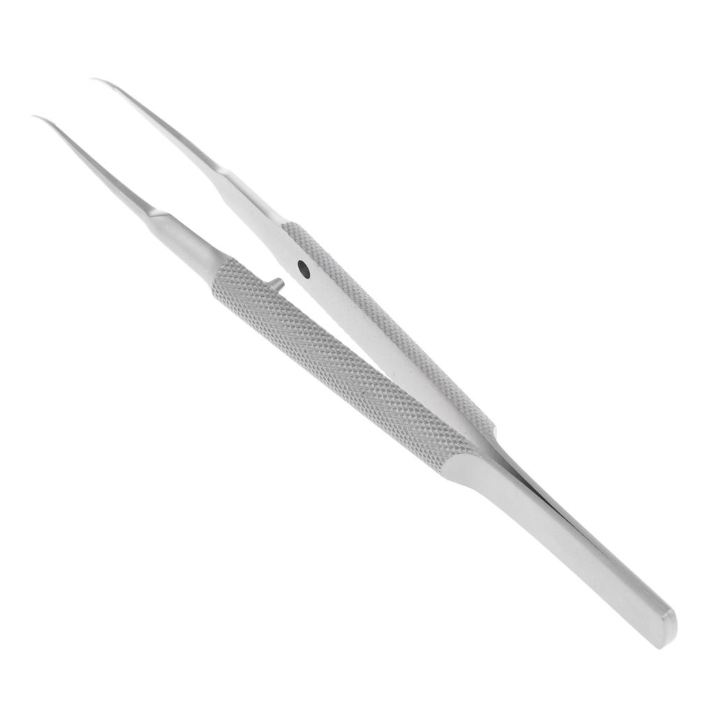 11cm Fine Tip Tweezers for Splinter Removal, Cellphone Repair, Ophthalmic Eye Instrument Stainless