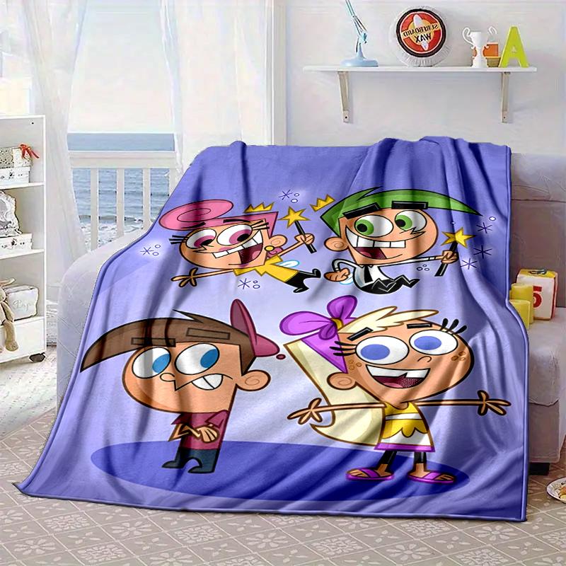 Magical Friendship timmy Adventure Blanket Flannel Blanket for bed, sofa, Camping, Hiking, Picnic Essentials, gift for family Fan gifts