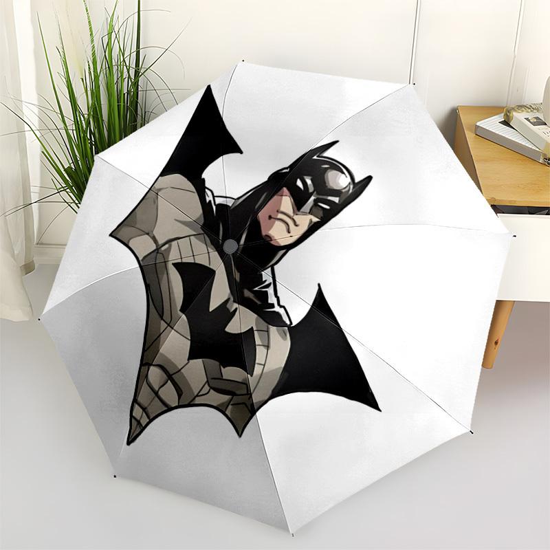 

1pc Batman, Superhero Automatic Folding Umbrella - Sturdy 8-Rib Polyester Canopy,Sun-Defying Travel Companion yy251023112
