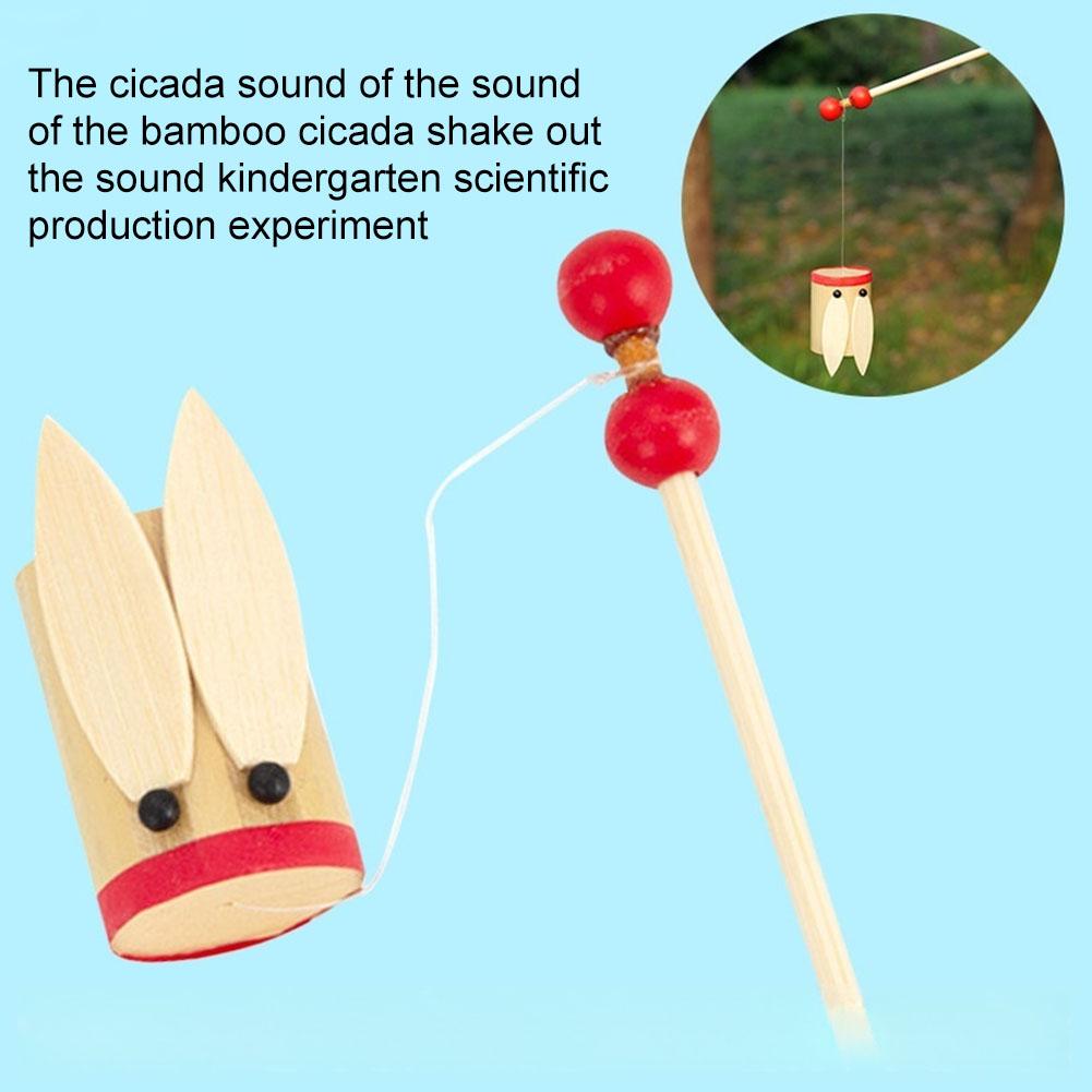 Bamboo Cicada Chirping Toy Handmade Toy Gift For Kids I1Q2
