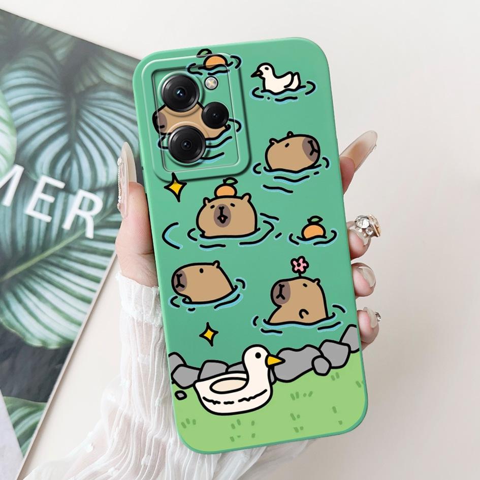 For Xiaomi Poco X5 Pro 5G Case Fashion Butterfly Daisy Flowers Soft Silicone Cover For Xiaomi PocoX5 X5Pro Full Protection Funda