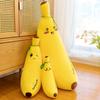 50Cm Fruit Soft Plushies Pillow Large Realistic Banana Pillow With Stretch Crystal Cotton Plush New Year Valentine'S Day Gift