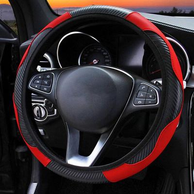 Capa de Volante de Carro Capas de Couro Para Renault Clio Megane 4 3 2 Scenic Duster Fluence Laguna Kangoo Acessórios de Decoração Automotiva