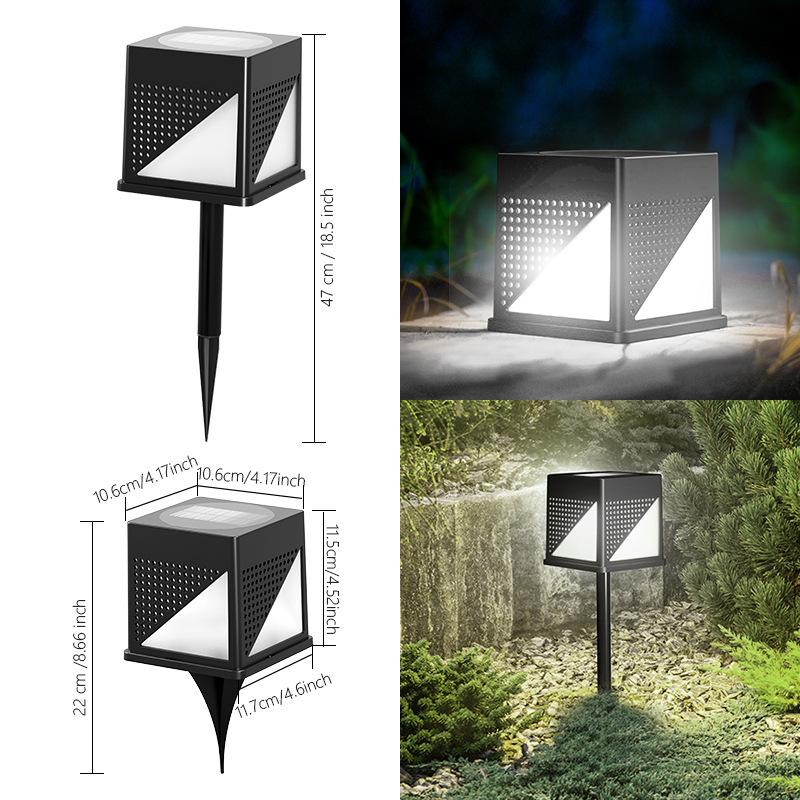 

New Solar Pillar Light Outdoor 3-in-1 Villa Garden Lawn Lamp Landscape Decoration Light
