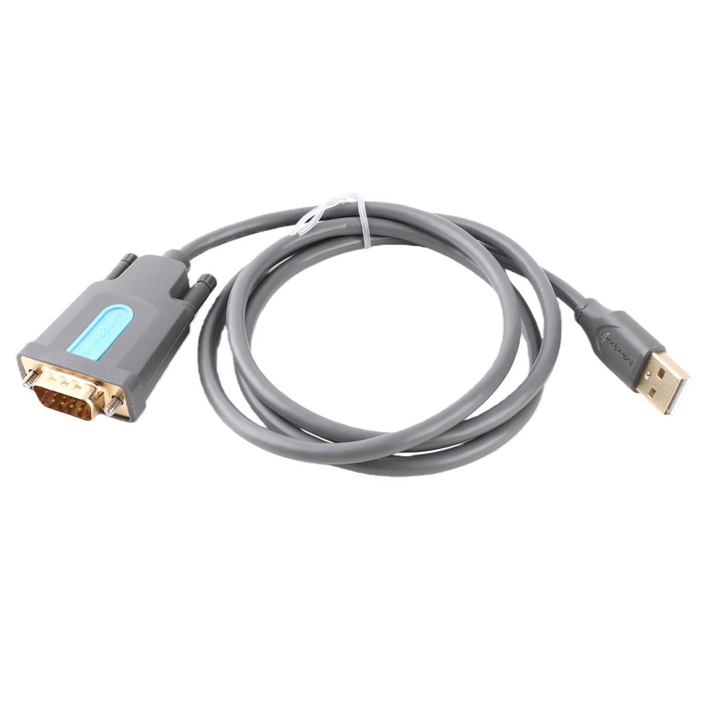 Mindpure Serial Port Cable US015 USB To DB9 RS‑232 Male To Male Computer Converter Cable