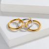 Stacking Engagement Band Rings For Women Plain Micro Paved 5A CZ Mix Color Multi Pieces Stack Full Finger