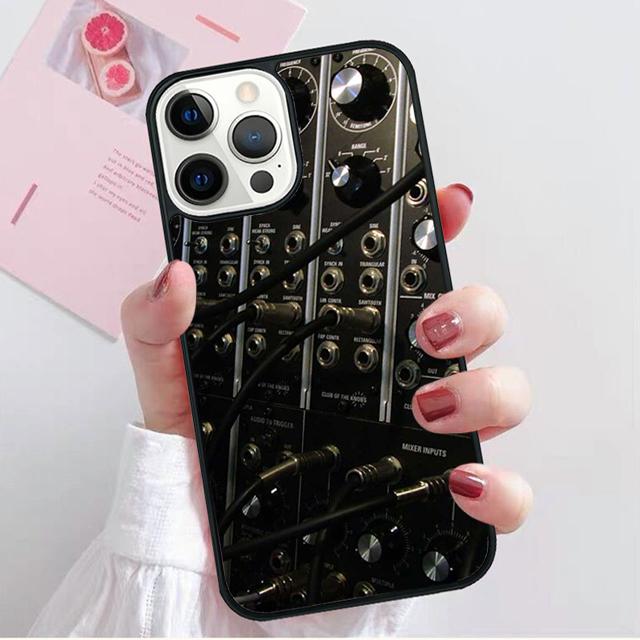 Synth Synthesizer Pattern Coque Shell For iPhone 17 Air 15 16 14 13 12 Pro Max 11 Pro Max Plus Phone Case Cover