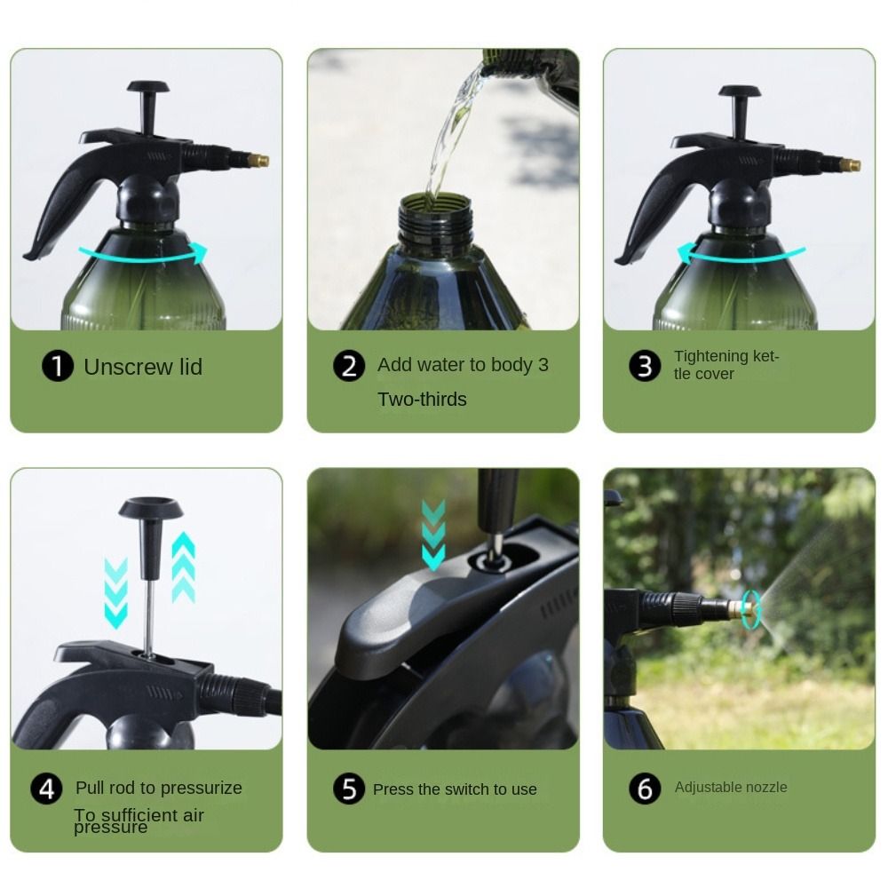 Garden Watering Irrigation Spray Bottle 750ml/2L Spraying Pot Watering Pot Sprinkler Household