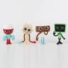 Amazing World Dandy Rhythm Box Pvc Characters Collection Of 8 Figurines Colorful