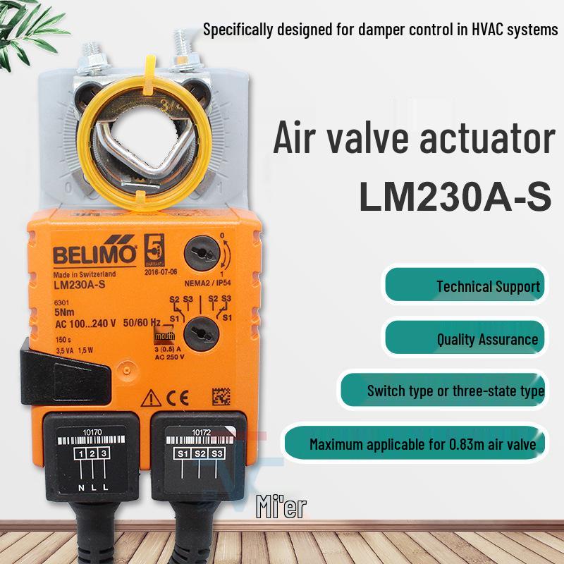 Belimo 220V Electric Air Damper Actuator LM230A-S LMU230-S