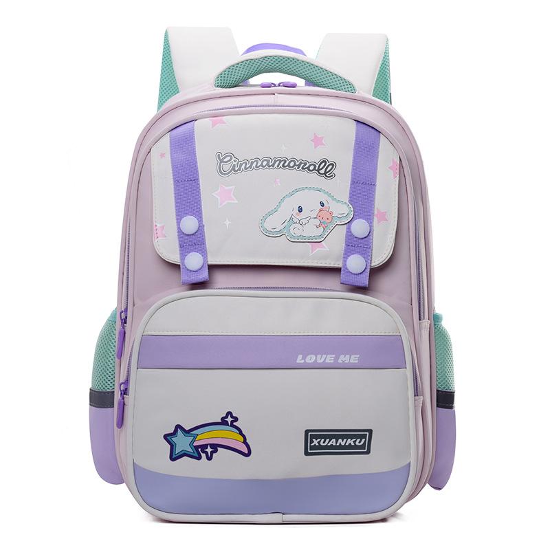Book Bag New Primary School  Grade School Bag To Reduce the Burden of Spine Protection Large Capacity Backpack Tide