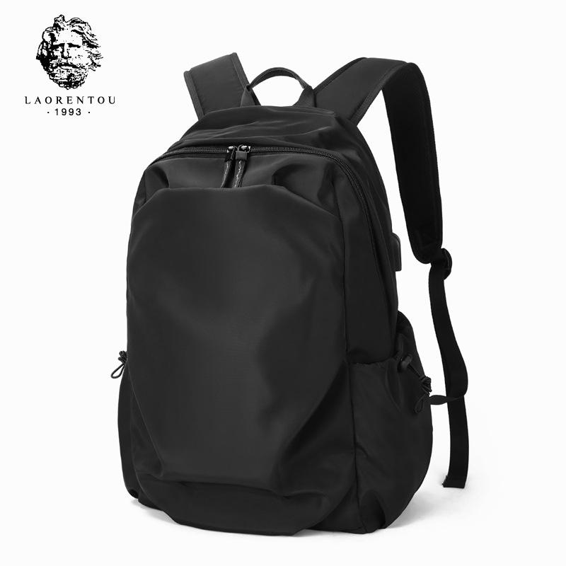 

New Men s Backpack, Large Capacity, Lightweight, Women s Casual Backpack, Japanese and Korean Versions, Minimalist Backpack чёрный