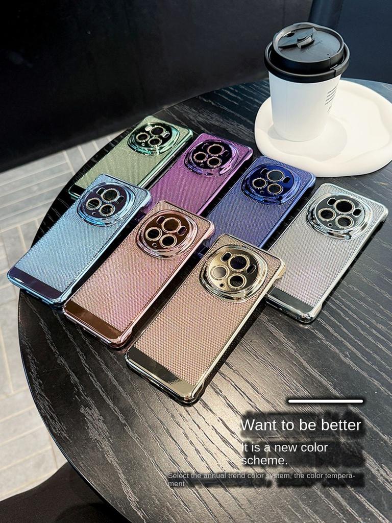 For Huawei Honor Magic 6 Pro Case Hard PC Luxury Plating Gold Slim Heat Dissipation Protective Back Cover Case For Magic 6 5 Pro