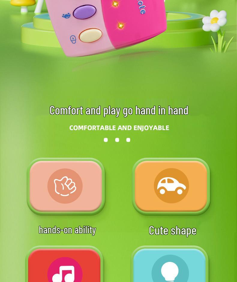 Infant Educational Toy Car Keys with Lights & Music