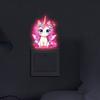 Cartoon Unicorn Luminous Bedroom Living Room Balcony Decorative Stickers