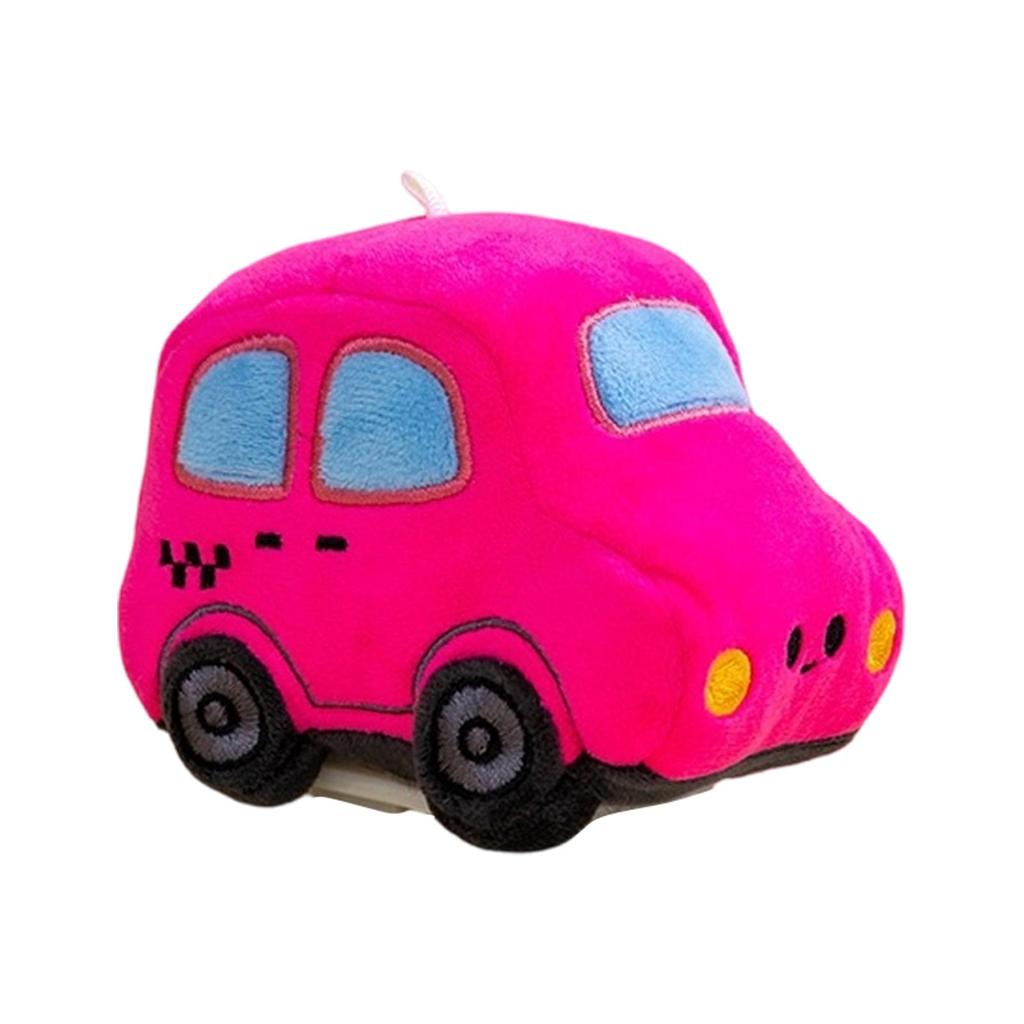 Plush Toy Car Soft Stuffed Vehicle Toy Cartoon Style Miniature Model for Kids Toddlers and Collectors Suitable for Play and Decoration