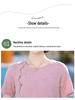 2026 Summer Cotton Linen Chinese Style T-Shirt for Middle-Aged Women - Short Sleeve Mother's Top