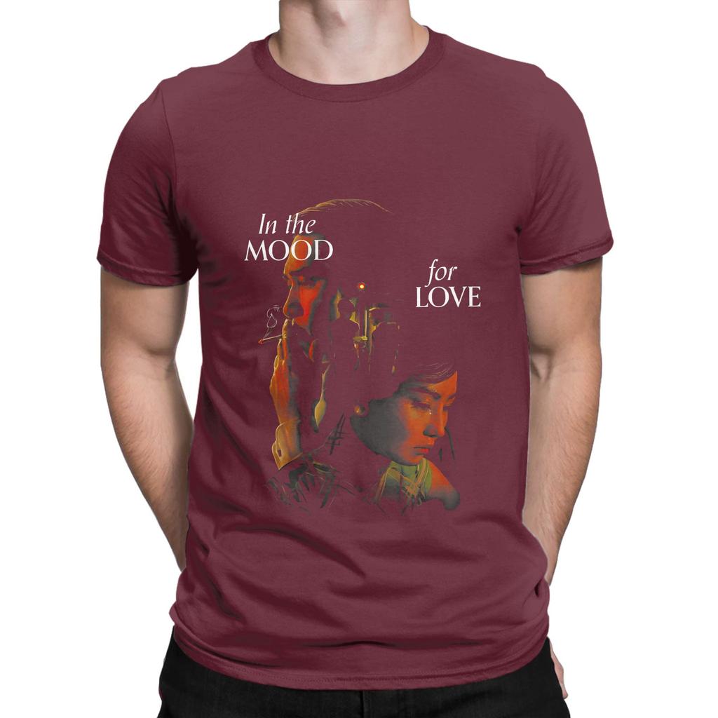 Oversized TShirt Summer Wong Kar Wai Movie Novelty T Shirts 100 Cotton Tee Shirt Y2K Basic Loose Short Sleeve Clothing