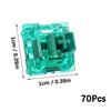 70Pcs Green Switching for Mechanical Keypad Linear Hot Swappable Switching Tactile Response For Gaming Keypad