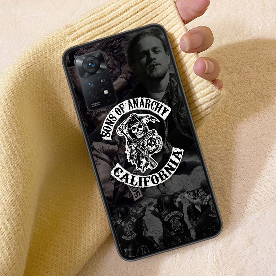 Sons of Anarchy Phone Case For Redmi 13C 14C Note 14 13 Pro Plus 12 12C 10A 10C 10 9A 9C 9T 9 8 8A K80 K70 Pro Cover TPU Shell C