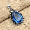 Tanzanite Gemstone 925 Sterling Silver Jewelry Handmade Pendant For Wedding Gift
