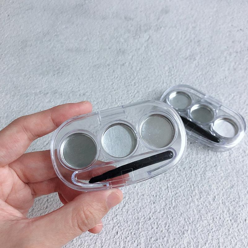 3 In1 Makeup Aluminum Palette Lipstick Concealer Eyeshadow Makeup Organizer Subpackage Tray Dispensing Diy Tool Beauty Container