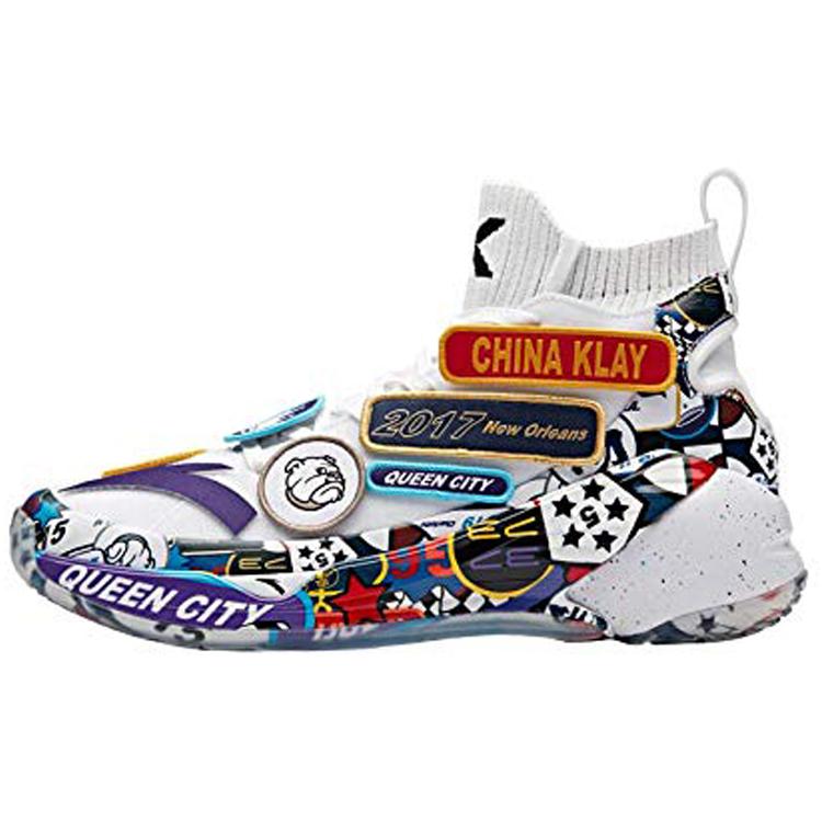 New Anta KT4 KT ALL STAR Cushioning Anti Slip And Wear Resistant High Top Performance Basketball Shoes Men's White 912311101S-1