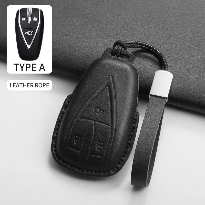 Car Key Case Cover Shell Fob for Changan UNIT UNIK CS35PLUS CS55 PLUS CS75 PLUS CS95 PLUS CS85 Oshan X7 X5 3/4/5 Buttons Keyring