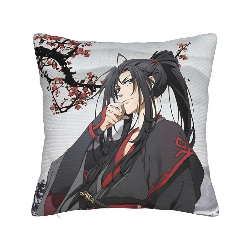 Pillow Cover The Founder of Diabolism Mo Dao Zu Shi Cartoon  Kawaii Pillow Case For Living Room Chair Pillowcases