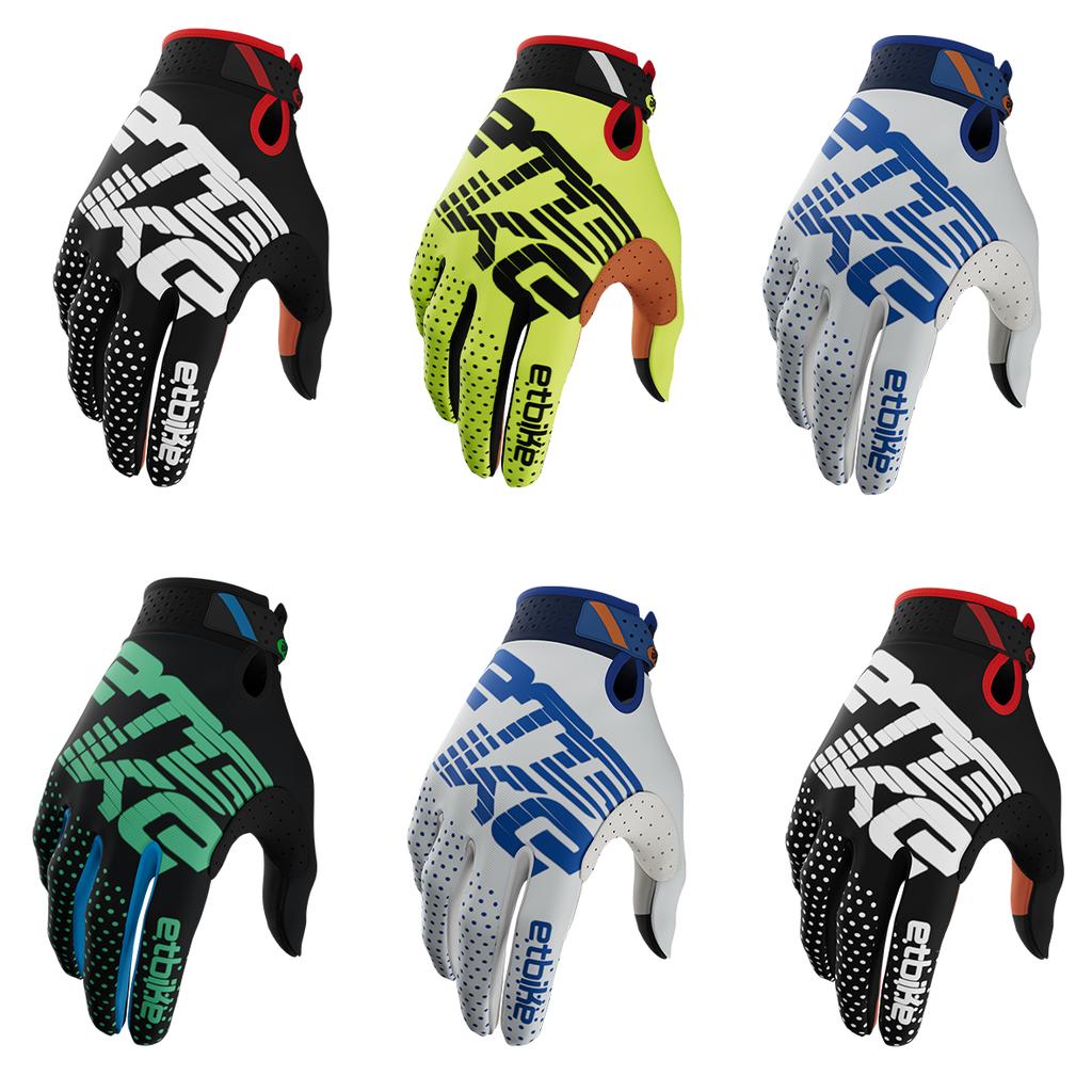 ETBIKE riding gloves, motorcycle outdoor sports off-road, touch screen support, bicycle mountain bike
